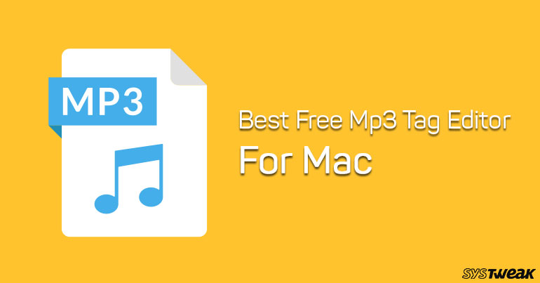 mp3 tag editor mac free